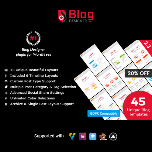 Blog Designer PRO for WordPress Blog Designer PRO for WordPress