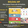 Boldial WP - Flat Creative Theme with 3D Portfolio