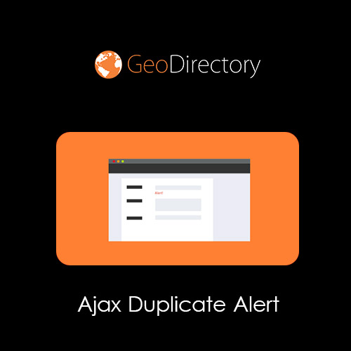 GeoDirectory Ajax Duplicate Alert GeoDirectory Ajax Duplicate Alert