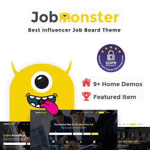 Jobmonster - Job Board WordPress Theme Jobmonster - Job Board WordPress Theme