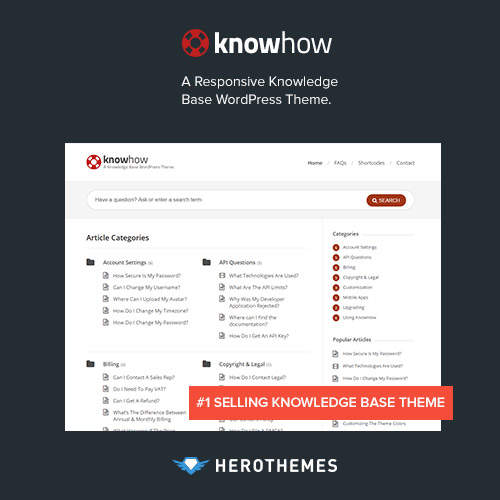 KnowHow - A Knowledge Base WordPress Theme KnowHow - A Knowledge Base WordPress Theme