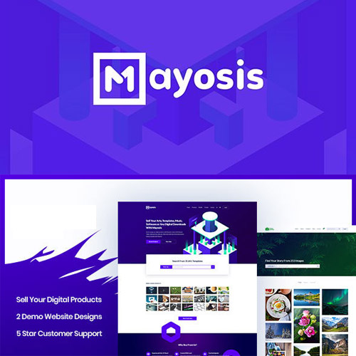 Mayosis - Digital Marketplace WordPress Theme Mayosis - Digital Marketplace WordPress Theme