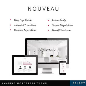 Nouveau - Multi-Purpose Retina WordPress Theme
