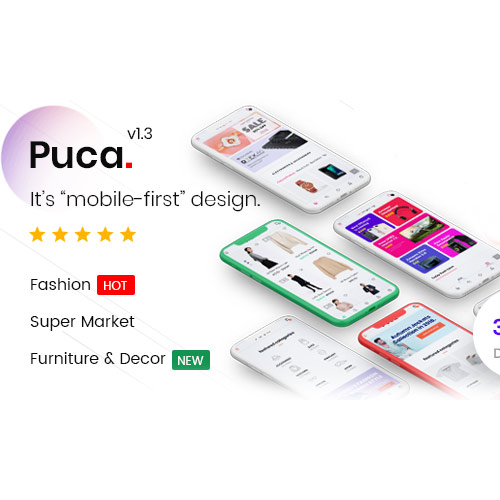 Puca - Optimized Mobile WooCommerce Theme Puca - Optimized Mobile WooCommerce Theme