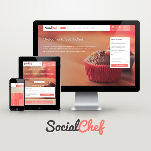 SocialChef - Social Recipe WordPress Theme SocialChef - Social Recipe WordPress Theme