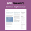 Storefront Blog Customiser