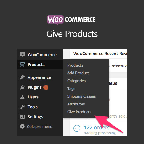 WooCommerce-Give-Products