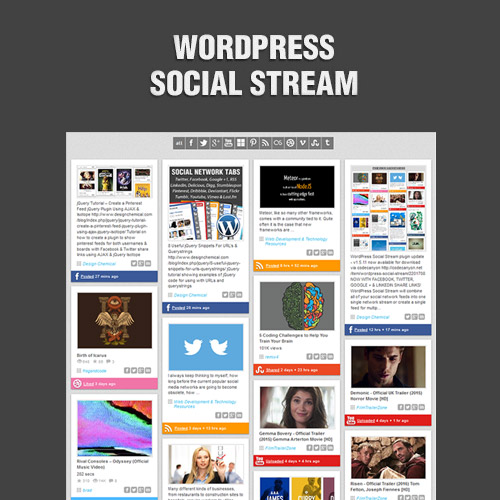 WordPress Social Stream WordPress Social Stream